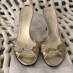 Gucci Leather Bamboo Mule